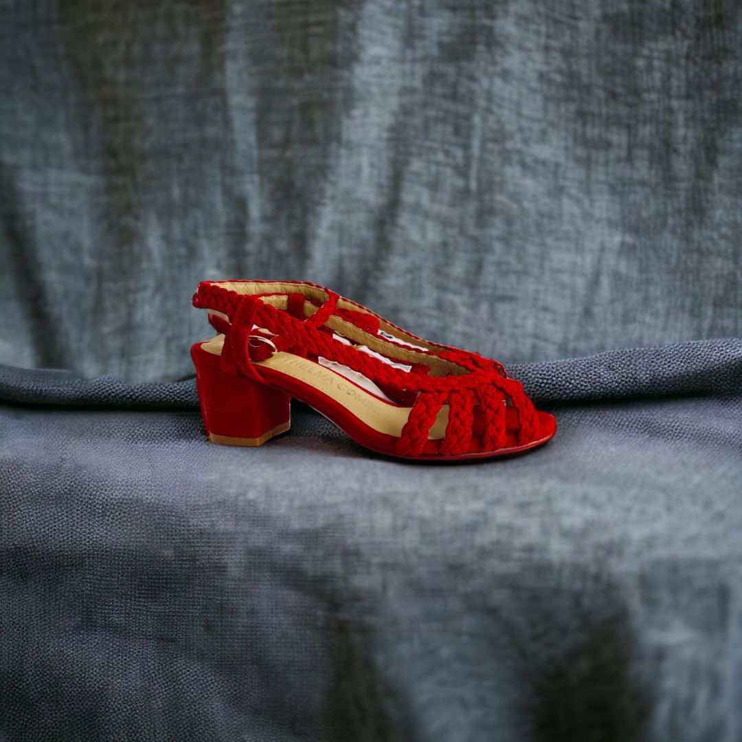 Sandalia de Vestir Elizabeth - Rojo