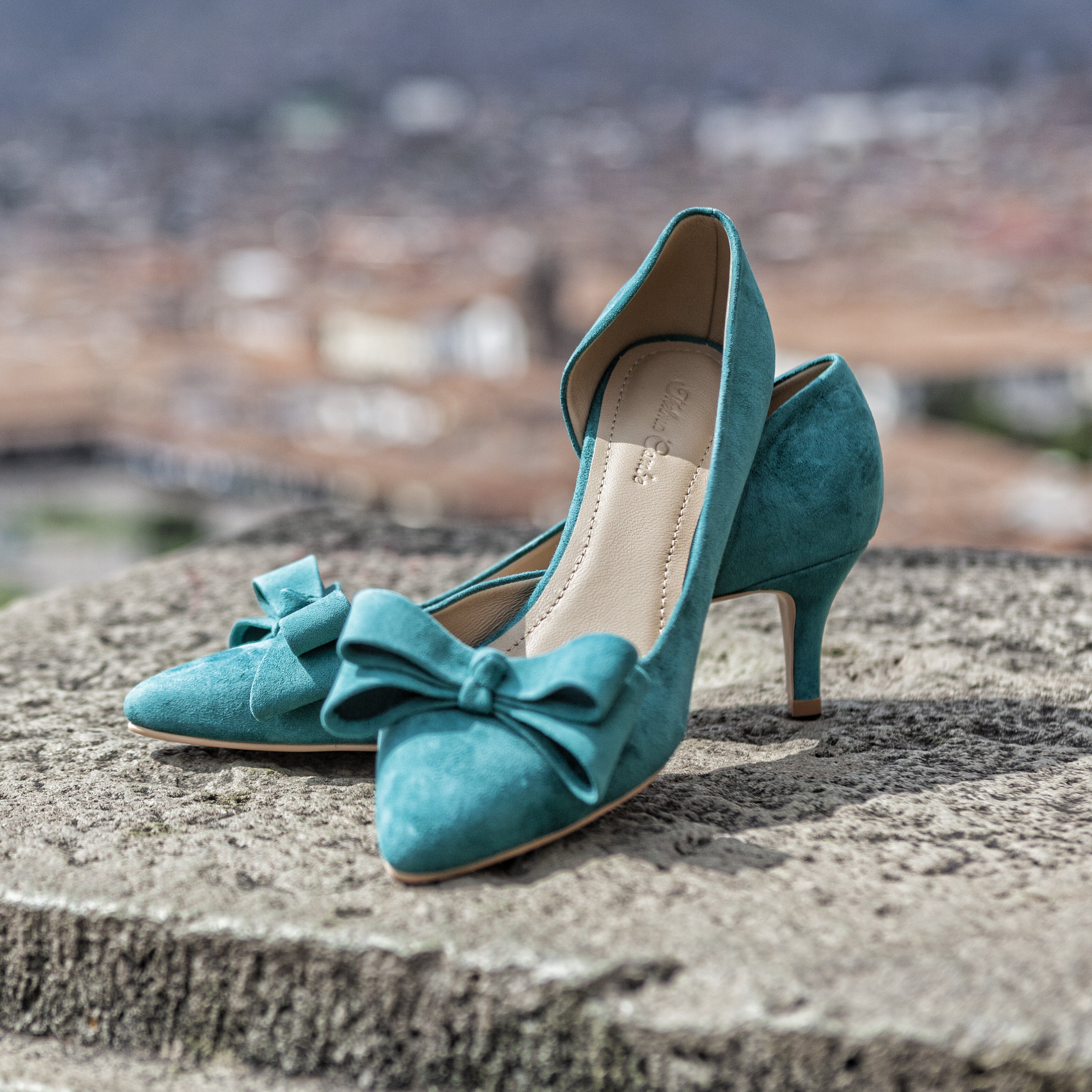 Zapato de Vestir Essaura - Verde Agua