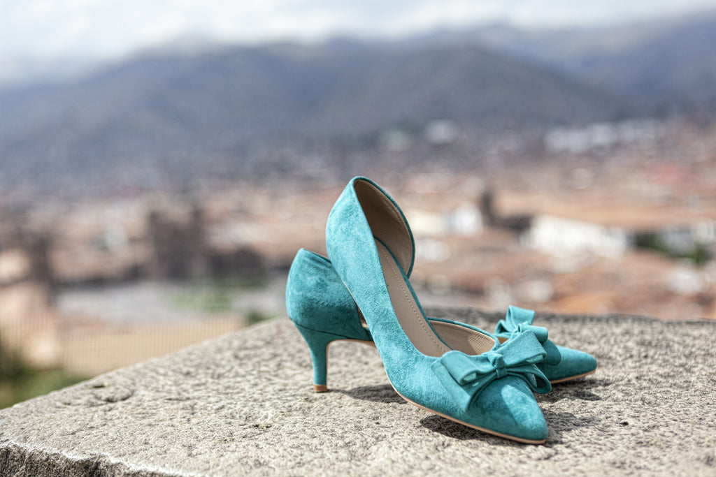 Zapato de Vestir Essaura - Verde Agua