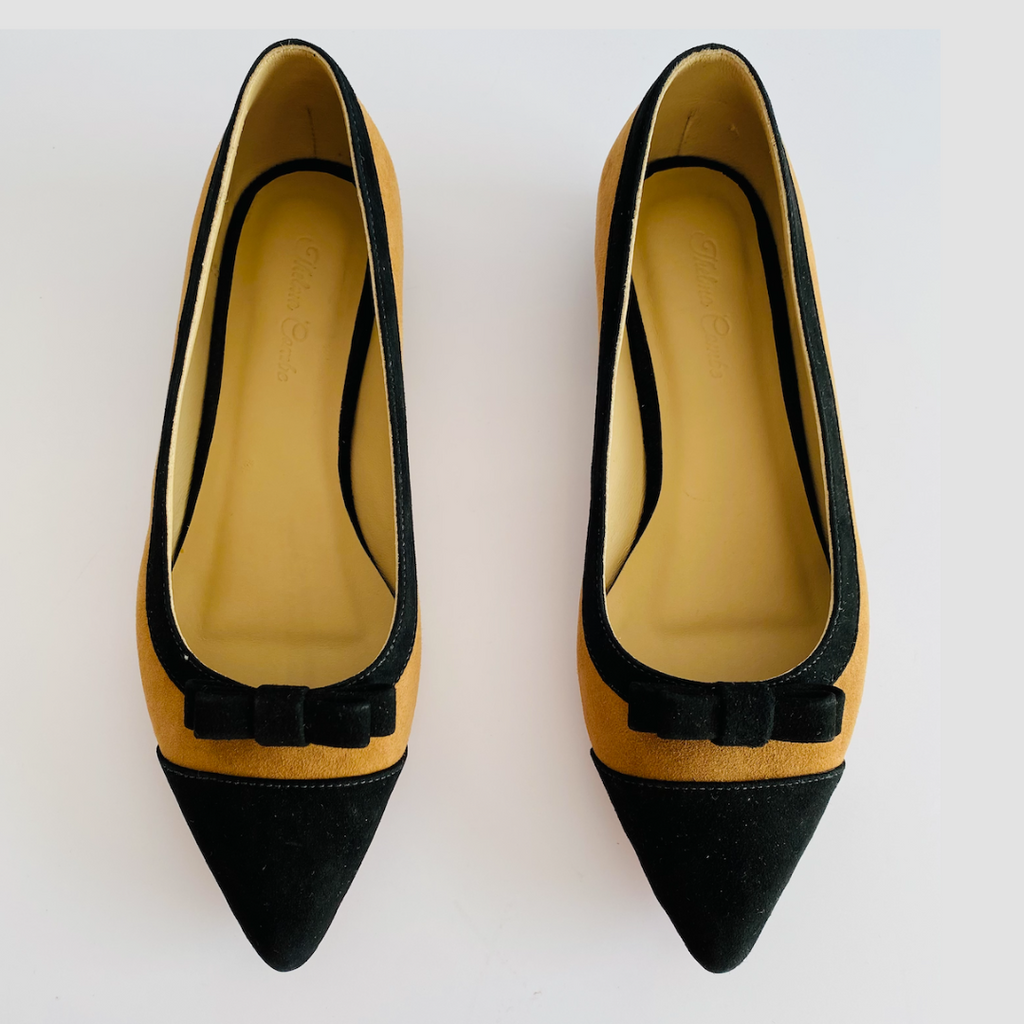 Ballerina Tiffany - Camel y Negro