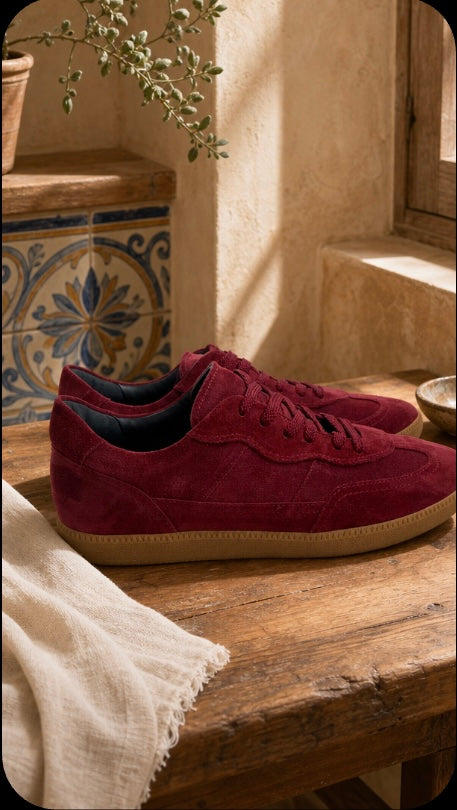 Zapatillas de Cuero Minimalistas Senda – Sneakers Unisex Urbanos Hechos a Mano