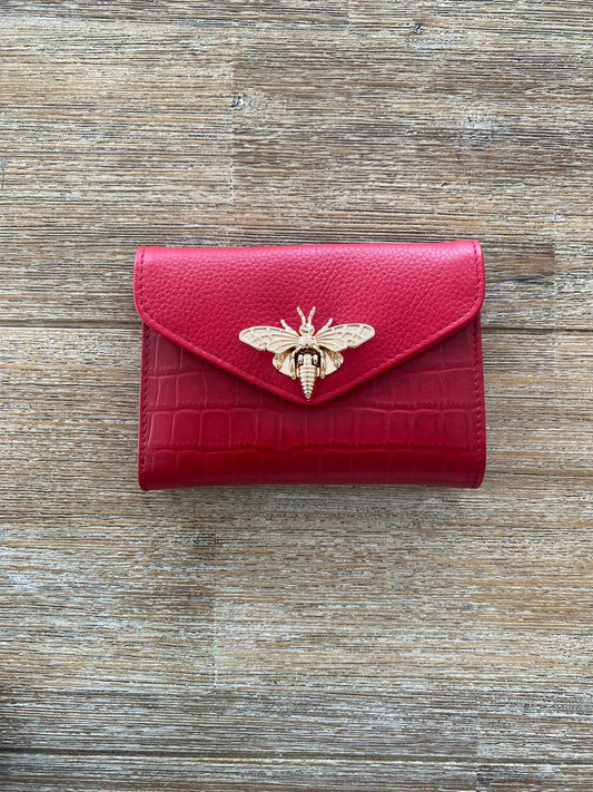 Billetera Bee Queen - Rojo