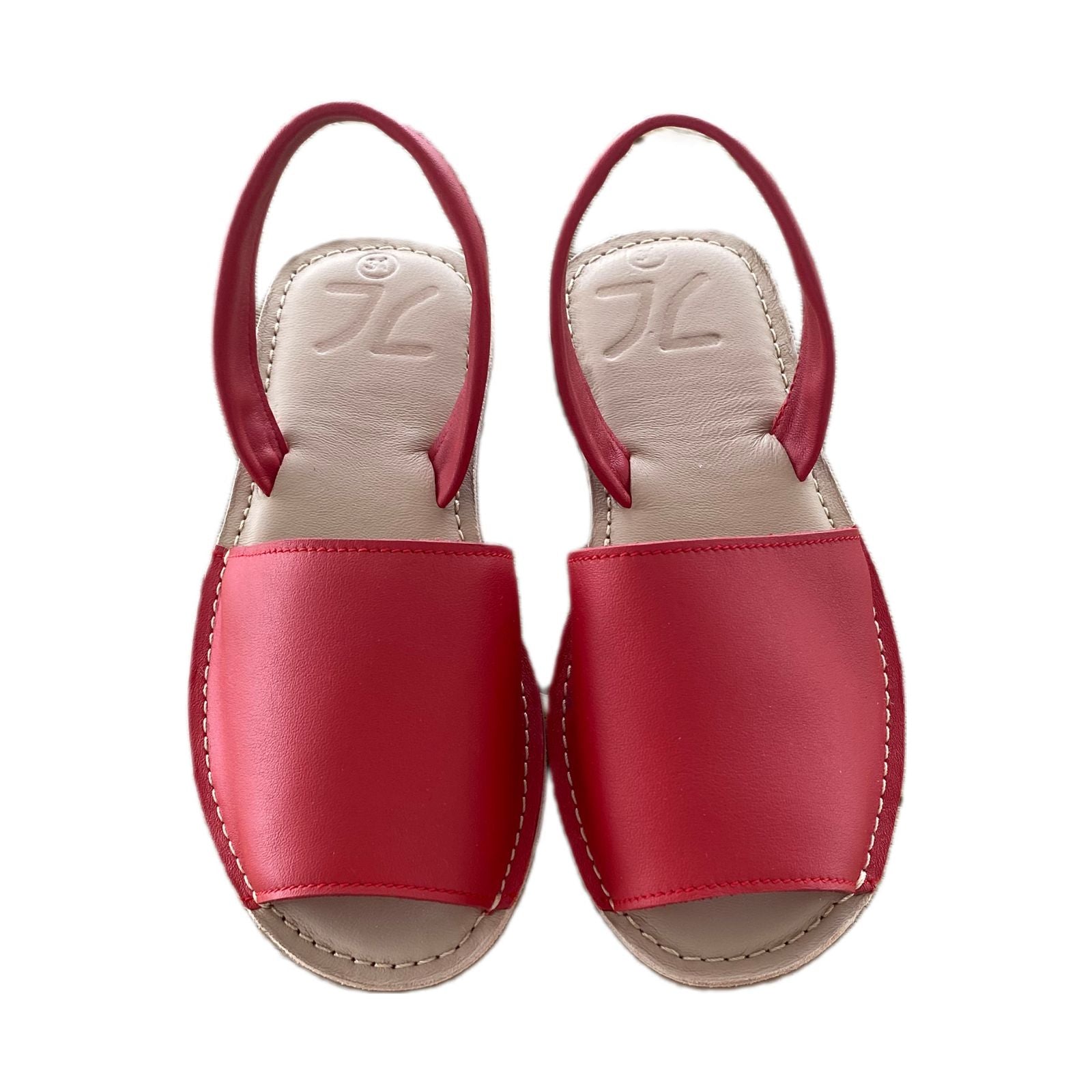 Sandalia menorquina niña - Cereza